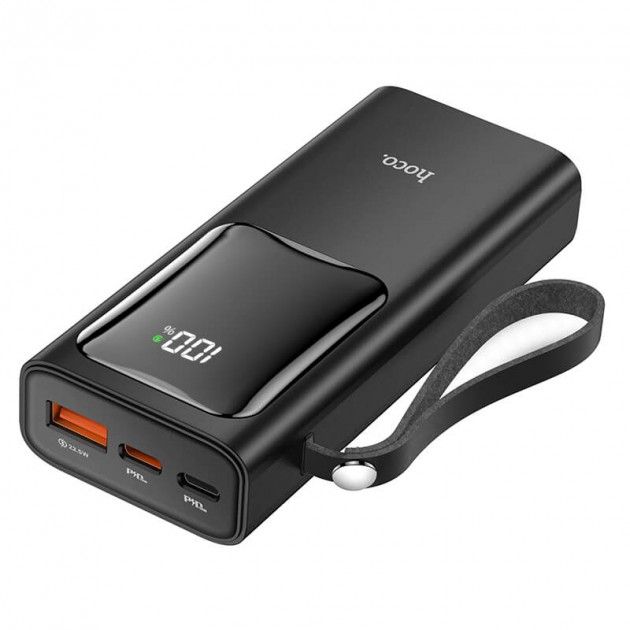PowerBank PowerDelivery для iPhone Hoco Treasure 10000 mAh J41 Pro | чорний
