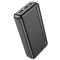 Hoco J91A 20000 mAh 2USB/Type-C, 2.1A чорний