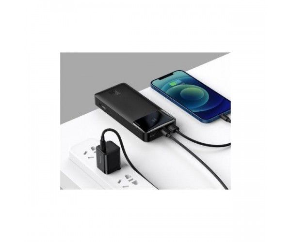 Baseus Bipow Digital Display 15W 20000 mAh Black (PPDML-J01)