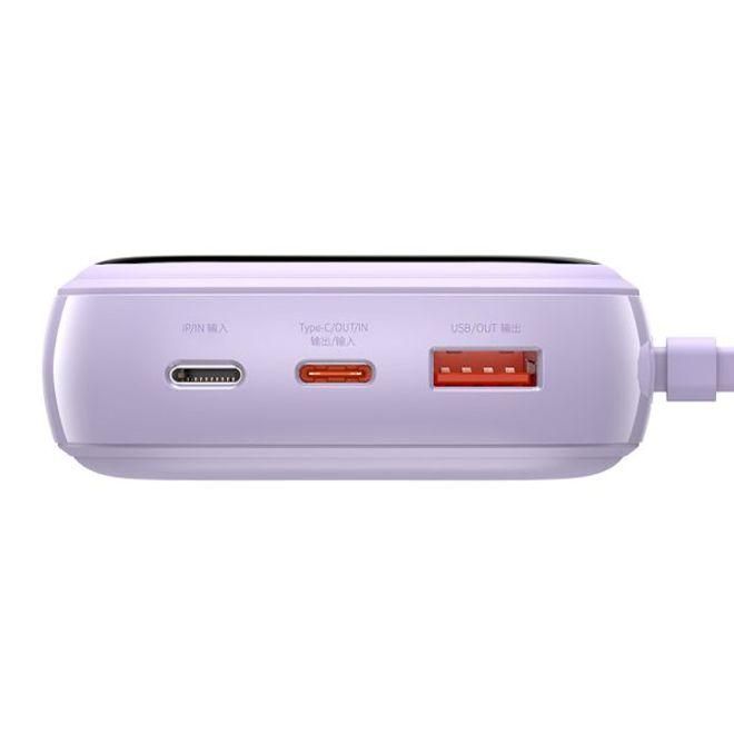 Baseus Q Pow 20000 mAh 20W Quick Charge + кабель Lightning для iPhone/iPad/Samsung/Xiaomi/Huawei pur