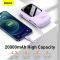 Baseus Q Pow 20000 mAh 20W Quick Charge + кабель Lightning для iPhone/iPad/Samsung/Xiaomi/Huawei pur