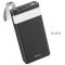 Hoco J73 Powerful із ліхтарем 30000 mAh зарядка Чорний