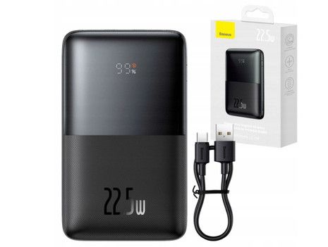 Baseus 20000 mAh 22,5 Вт USB Чорний