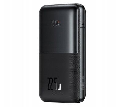 Baseus 20000 mAh 22,5 Вт USB Чорний