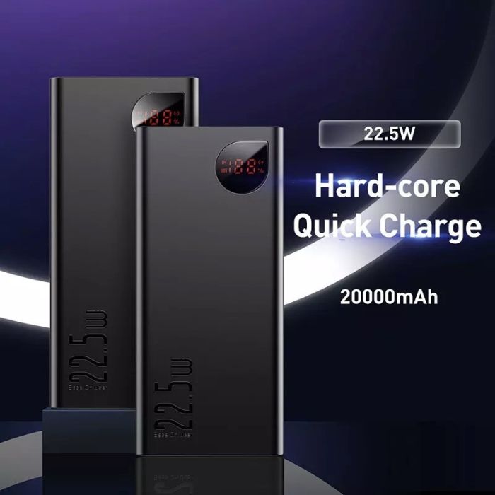 Baseus Adaman на 22.5 Ват 10000 mAh з LED-дисплеєм та індикатором заряда