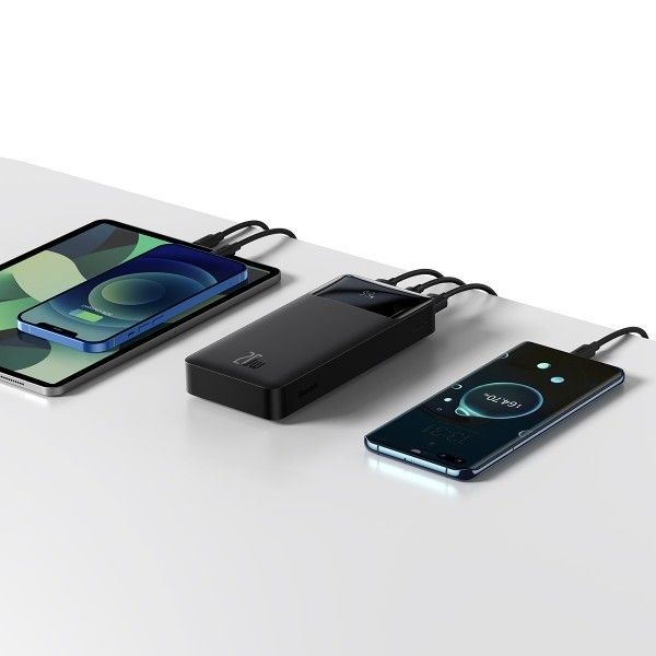 Baseus Digital display 20000 mAh на 20 W з LED-дисплеєм, + кабель в комплекті