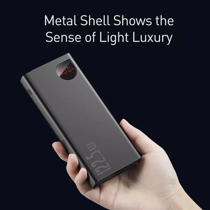 Baseus Adaman на 22.5 Ват 10000 mAh з LED-дисплеєм та індикатором заряда