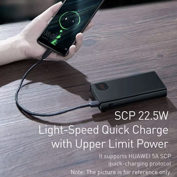 Baseus Adaman на 22.5 Ват 10000 mAh з LED-дисплеєм та індикатором заряда
