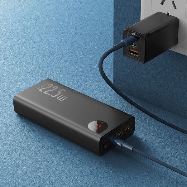 Baseus Adaman на 22.5 Ват 20000 mAh з LED-дисплеєм та індикатором заряда УМБ