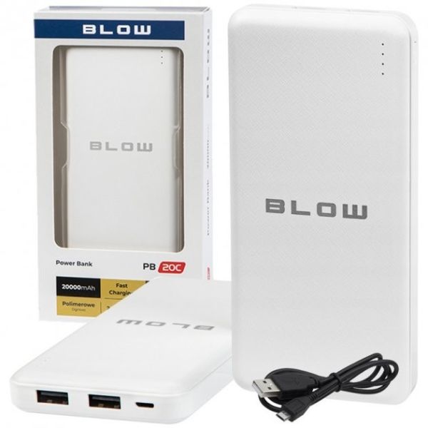 Energizer Blow PB-20C 20000 mAh Білий