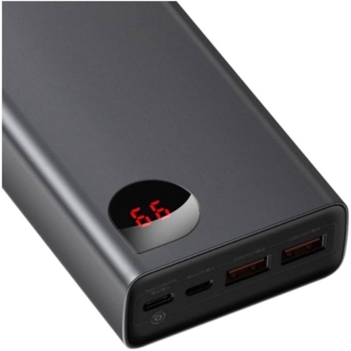 Baseus Adaman Metal Digital Display 20000 mAh 65W, Black (PPIMDA-D01)