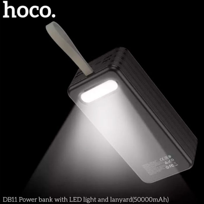 Hoco DB11 50000 mAh |4USB/Type-C/Lightning, 2.1A| Black