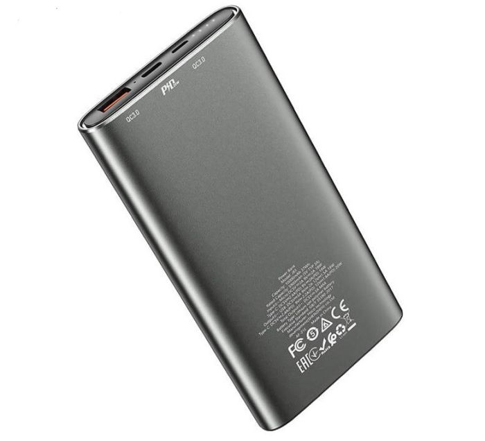 Hoco J83 10000 mAh USB та Type-C 3А сіре