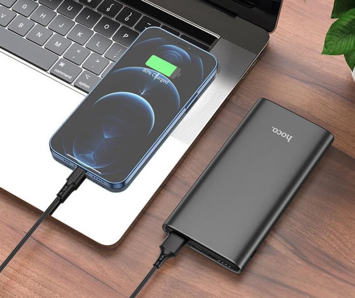 Hoco J83 10000 mAh USB та Type-C 3А сіре