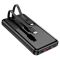 Hoco 10000 mAh зі швидким заряджаннямShell Small (22,5W, 5A, QC/PD). Black