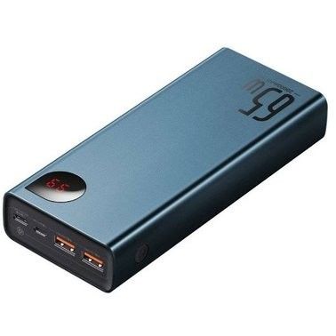 Baseus Adaman Metal 20000 mAh 65W QC3.0 + USB Led Лампа