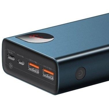 Baseus Adaman Metal 20000 mAh 65W QC3.0 + USB Led Лампа