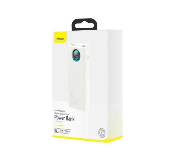 Baseus  Amblight Digital Display 30000 mAh 65W PPLG-A02 White