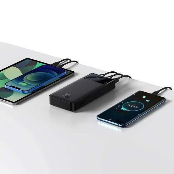 Baseus Bipow Digital Display 20000 mAh 20W 3A с быстрой зарядкой Baseus Bipow Digital Display Black