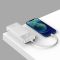 Baseus Bipow 20000 mAh 20W 2USB, Type-C, PD, QC, 3A Белый