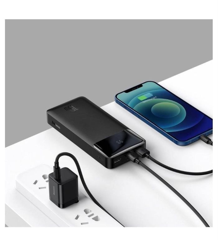 Baseus Bipow Digital Display 20000 mAh 15W Black