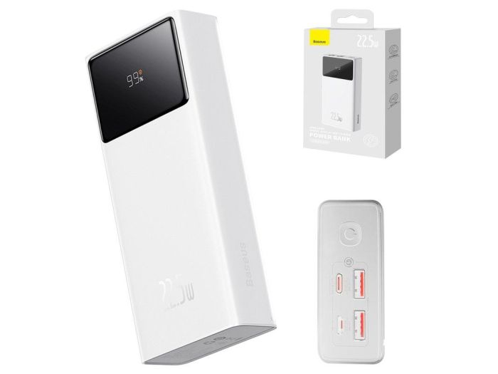 Baseus Star Lord Display 22.5W 20000 mAh White (PPXJ060002)