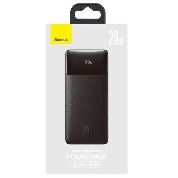Baseus 10000 mAh Digital Display 20W Black