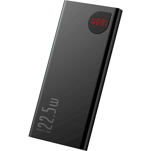 Baseus Adaman Metal Digital Display 20000 mAh 22.5W чорний (11744)