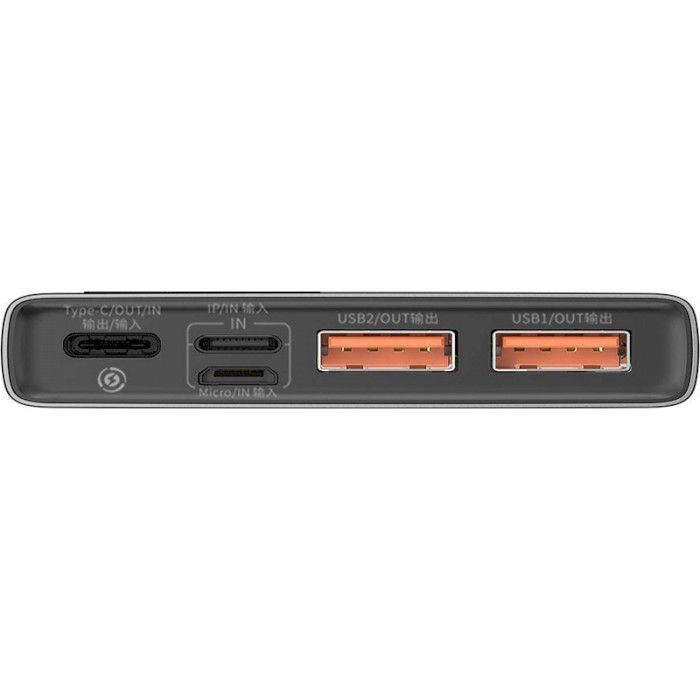 Baseus Adaman Metal Digital Display 20000 mAh 22.5W чорний (11744)