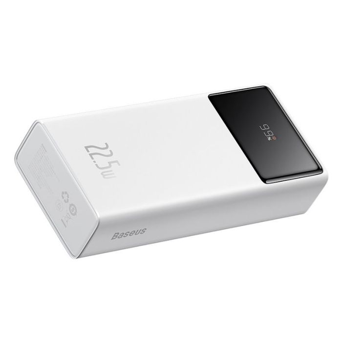 Baseus Star-Lord Digital Display 30000 mAh 22.5W білий (11745)