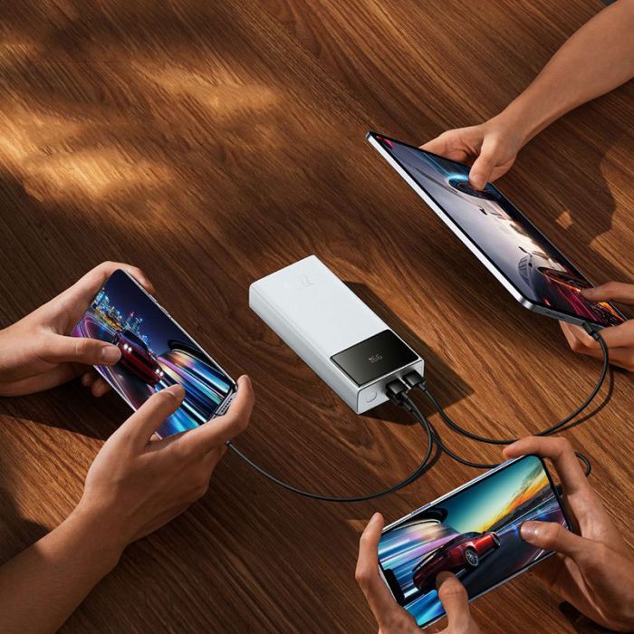 Baseus Star-Lord Digital Display 30000 mAh 22.5W білий (11745)
