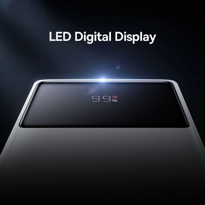 Baseus Star-Lord Digital Display 30000 mAh 22.5W білий (11745)