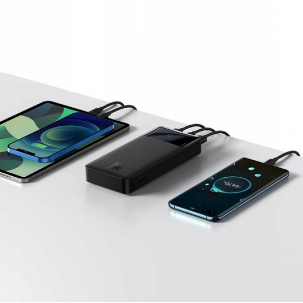 Baseus  Bipow 20000 mAh 15W Quick Charge Черный