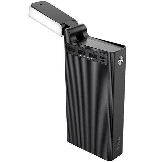 Hoco J62 30000 mAh, 3USB, Type-C, 2A, чорне