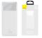 Baseus Bipow 20000 mAh 20W Digital Display 2USB/1Type-C 3 A білий Power bank, портативна батарея
