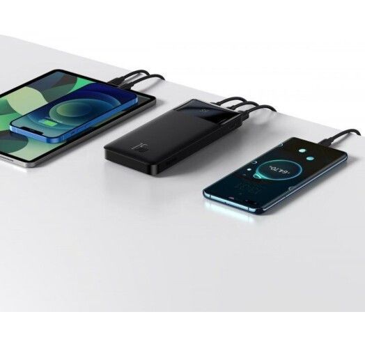 Baseus Bipow 10000 mAh 15W Digital Display 2USB/1Type-C 3 A чорний Power bank, портативна
