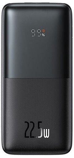 Портативная батарея Повербанк Power Bank Baseus 10000 mAh 22,5 Вт USB Черный