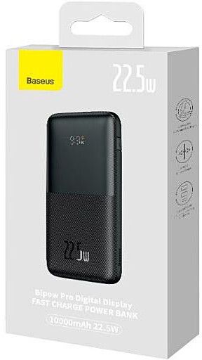 Baseus 10000 mAh 22,5 Вт USB Черный