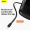 Baseus 20000 mAh 20W с быстрой зарядкойQ Pow Quick Charge Портативный + кабель Lightning для iPhone/iPad/Samsung//Huawei Черный