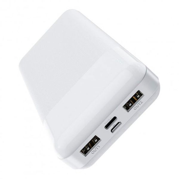 Додаткова батарея Hoco J72A Easy travel LED (20000mAh) White