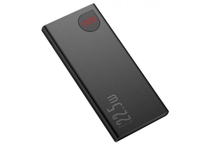 Baseus Adaman Metal Digital Display 10000 mAh 22.5W Black (PPAD000001)