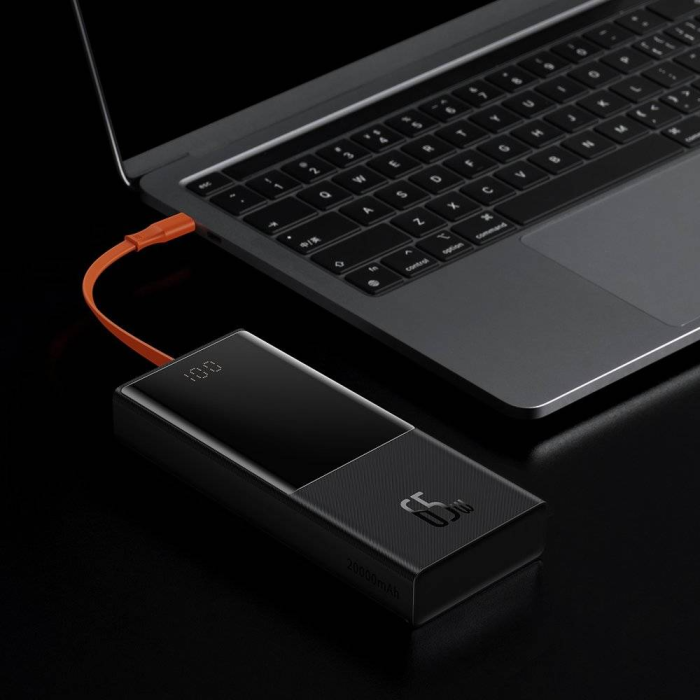 Baseus Elf Digital Display 20000 mAh 65W Black (PPJL000001) [74083]