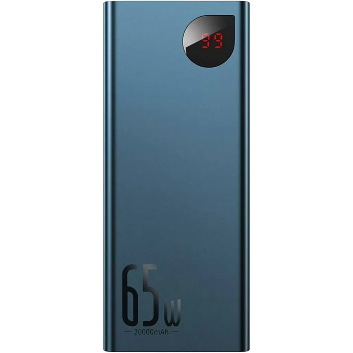 Baseus Adaman Metal Digital Display 20000 mAh 65W, Black (PPIMDA-D01)