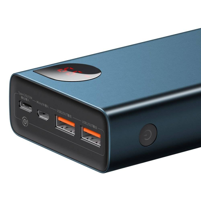 Baseus Adaman Metal Digital Display 20000 mAh 65W, Black (PPIMDA-D01)