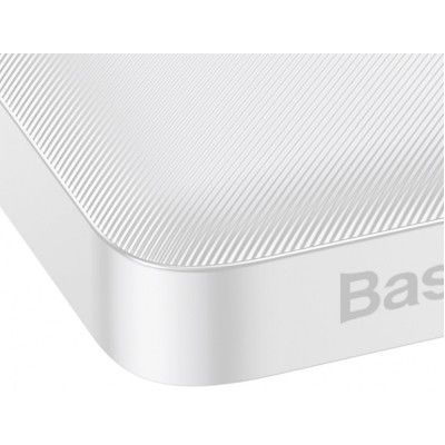 Baseus Bipow 10000 mAh, PD/15W, USB-C/3A, 2*USB-A/3A(max.), white (PPDML-I02)