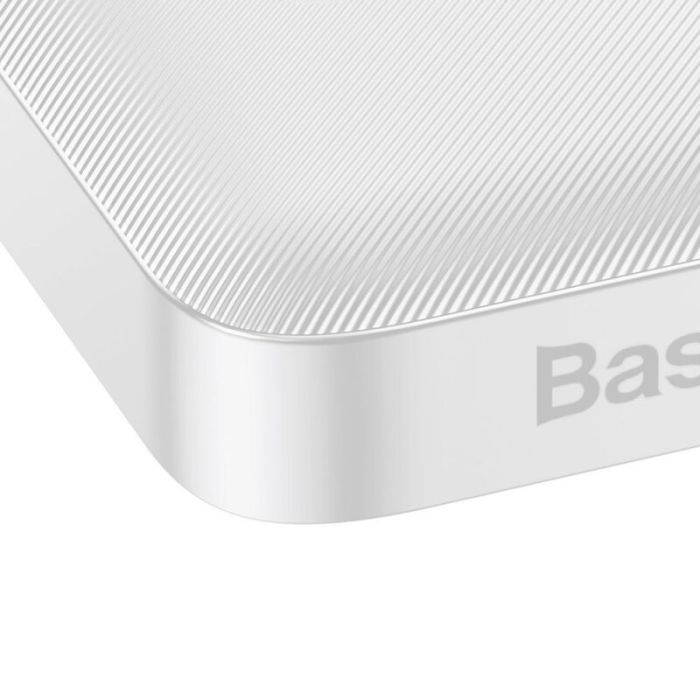 Power Bank Baseus Bipow Digital Display (PPDML-L02) White, 10000 mAh, QC3.0/PD/SCP, 20W, LED display, Box