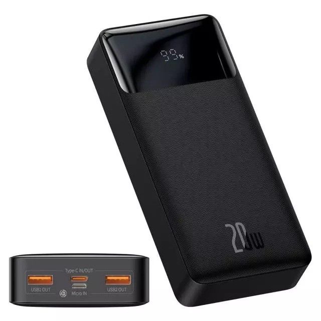 Акумулятор універсальний Baseus 20000mAh Digital Display 20W Black