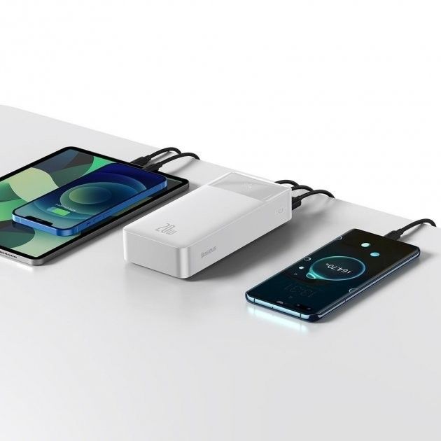 Baseus 30000 mAh Digital Display 20W White