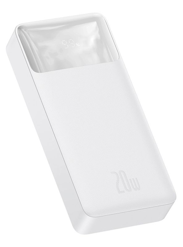Baseus 30000 mAh 20WPPDML-QC022 Plus8554Белый 63725