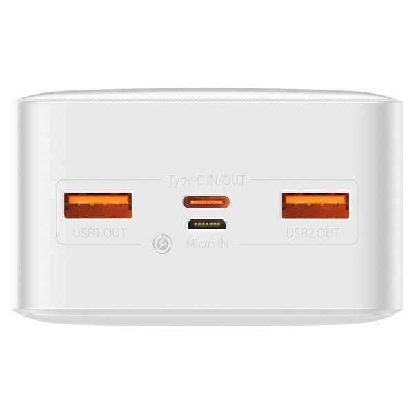 Baseus Bipow Digital Display 30000 mAh 20W 3A White